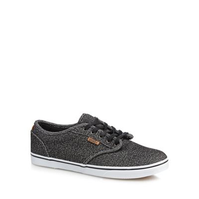 Black 'Atwood' canvas trainers